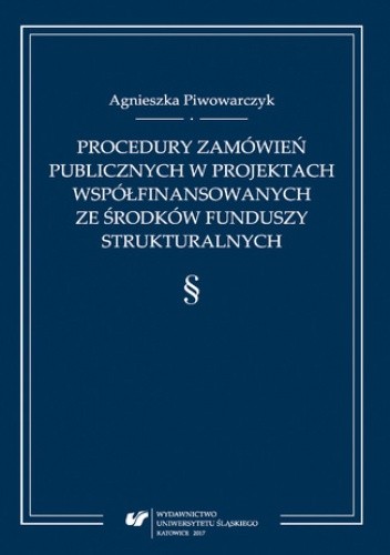 Procedury zamówień publicznych w projektach współfinansowanych ze środków funduszy strukturalnych