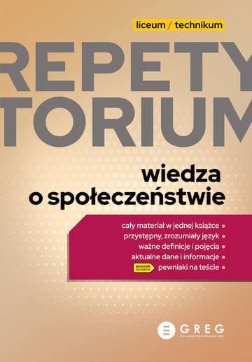Wiedza o społeczeństwie. Repetytorium liceum/technikum 2024