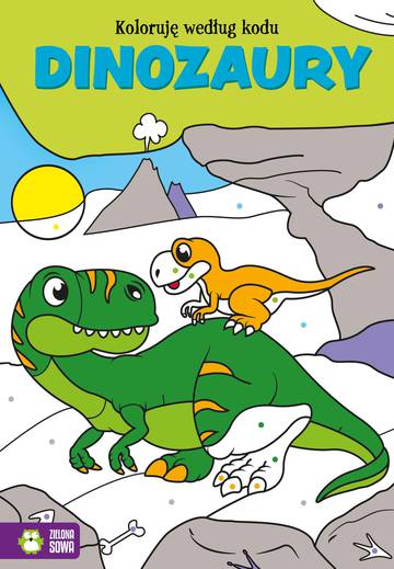 Dinozaury. Koloruję według kodu