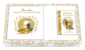 Pakiet pamiątka mojej i komunii świętej / modlitewnik dziecka bożego / torba prezentowa