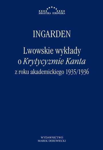 Lwowskie wykłady o Krytycyzmie Kanta z roku akademickiego 1935/1936