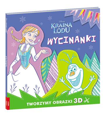 Kraina Lodu wycinanki tworzymy obrazki 3D CUT-1