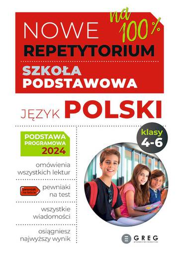 Język polski. Nowe Repetytorium. Szkoła podstawowa 2025. Klasa 4-6
