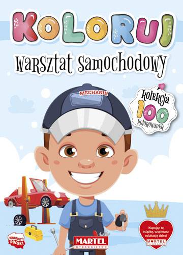 Koloruj warsztat samochodowy