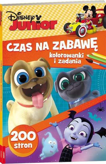 Disney junior czas na zabawę kolorowanki i zadania