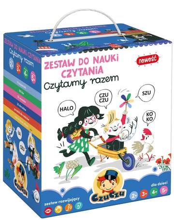Czytamy razem Zestaw do nauki czytania  2+ 3+ 4+ 5+ Zabawka roku!