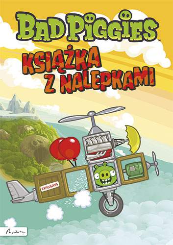 Bad piggies książka z  nalepkami