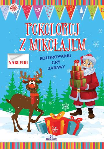 Pokoloruj z mikołajem kolorowanki gry zabawy
