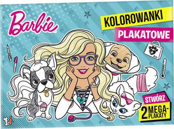 Barbie kolorowanki plakatowe