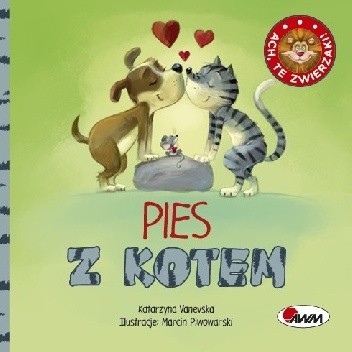 Pies z kotem ach te zwierzaki