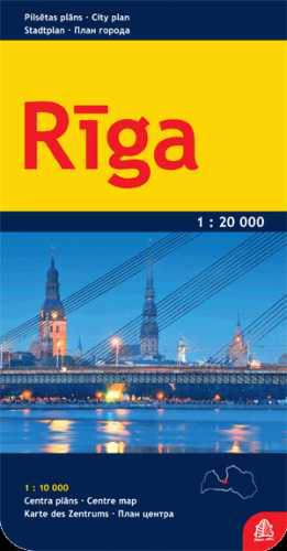 Ryga mapa 1:20 000