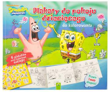 Sponge bob plakaty do kolorowania