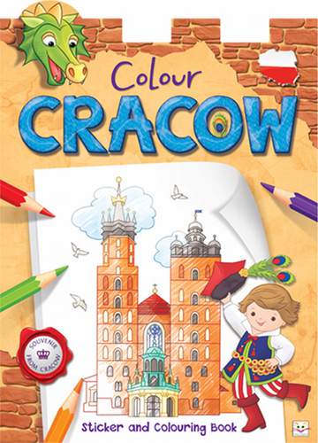 Colour cracow sticker and colouring book for children