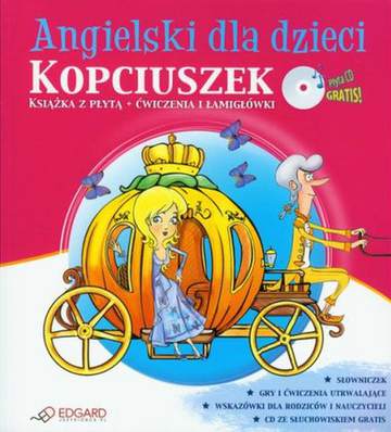 Kopciuszek angielski dla dzieci + CD