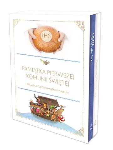 Pakiet komunijny biblia pamiątka i komunii świętej