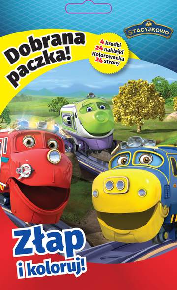 Stacyjkowo dobrana paczka złap i koloruj