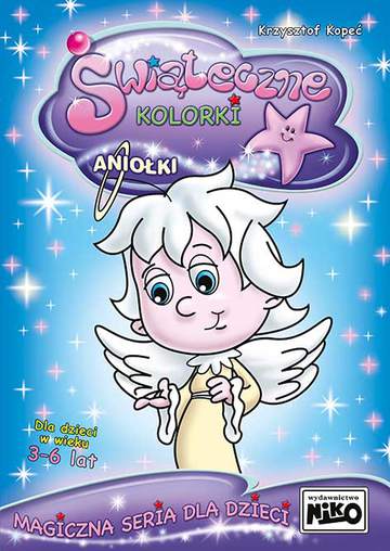 Aniołki świąteczne kolorki