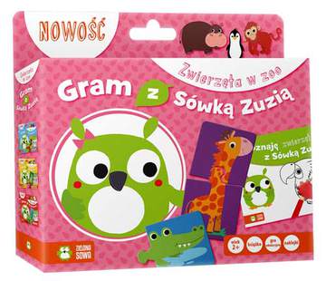 Zwierzęta w zoo gram z sówką zuzią + gra