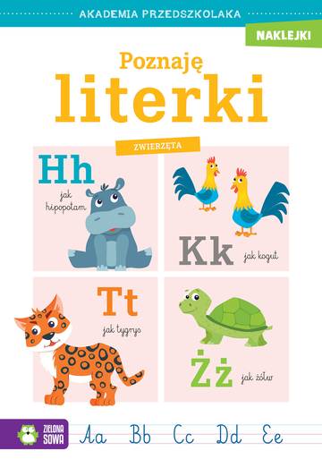 Poznaję literki. Zwierzęta. Akademia przedszkolaka