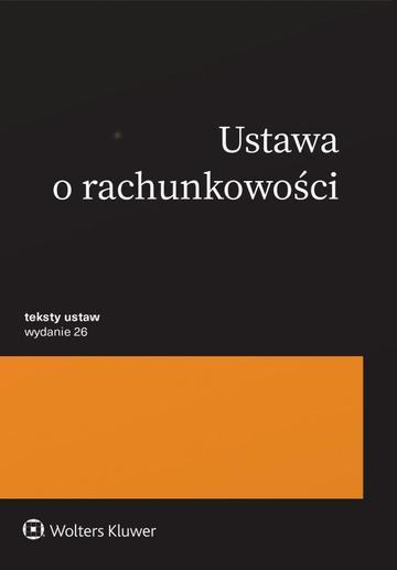 Ustawa o rachunkowości. Przepisy