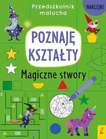Przedszkolnik malucha. Poznaję kształty. Magiczne stwory