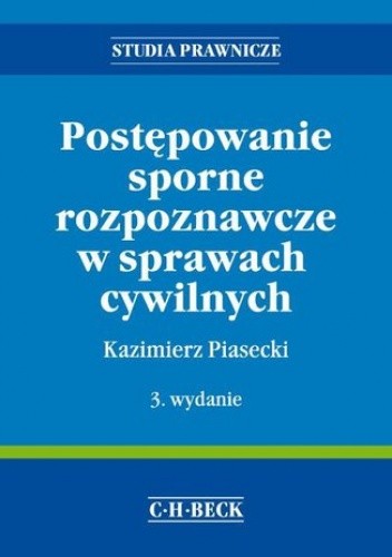 Postępowanie sporne rozpoznawcze w sprawach cywilnych