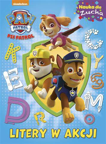 Litery w akcji Psi Patrol nauka dla zucha