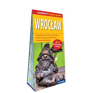 Wrocław map&guide PL laminat 2023