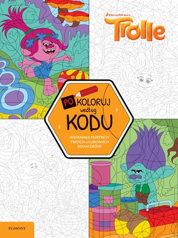 Trolle. Pokoloruj według kodu