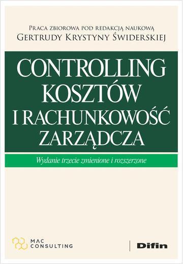 Controlling kosztów i rachunkowość zarządcza wyd. 3