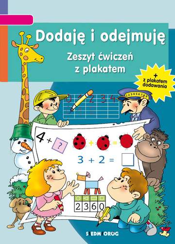 Dodaję i odejmuję zeszyt ćwiczeń z plakatem