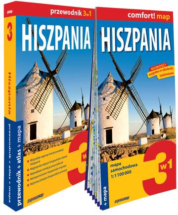 Hiszpania zestaw przewodnikowy 3w1 2025