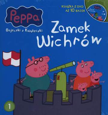 Zamek wichrów Świnka Peppa bajeczki z książeczki Tom 1 + dvd