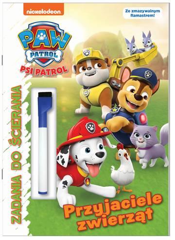 Przyjaciele zwierząt. Psi Patrol. Zadania do ścierania