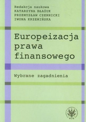 Europeizacja prawa finansowego