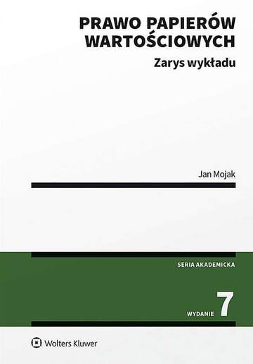 Prawo papierów wartościowych. Zarys wykładu