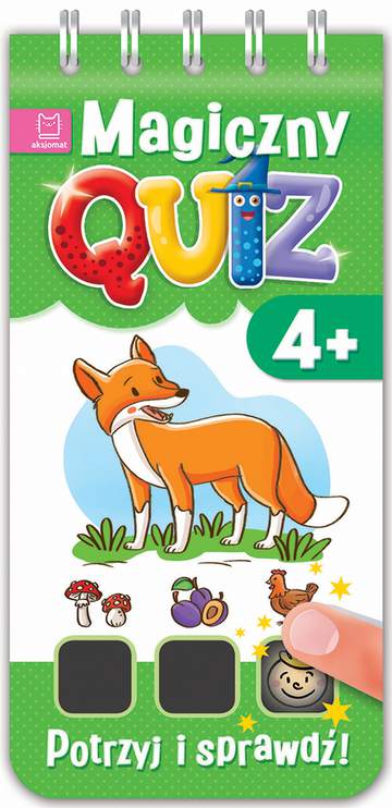 Potrzyj i sprawdź magiczny quiz 4+ (zielony)
