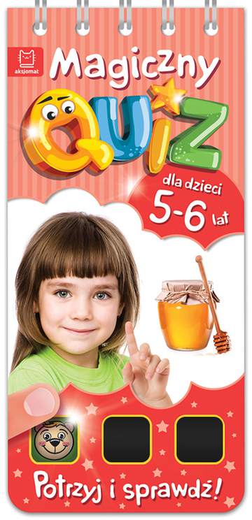 Magiczny quiz dla dzieci 5-6 lat czerwony