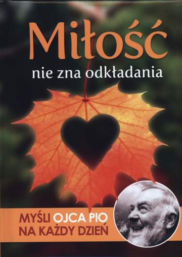 Miłość nie zna odkładania. Myśli ojca Pio na każdy dzień