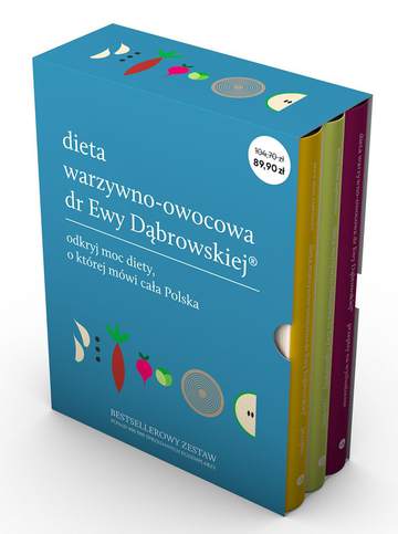 Pakiet Dieta warzywno-owocowa dr Ewy Dąbrowskiej. Przepisy /  Dieta warzywno-owocowa dr Ewy Dąbrowskiej. I co dalej / Dieta warzywno-owocowa dr Ewy Dąbrowskiej. Przepisy na wychodzenie