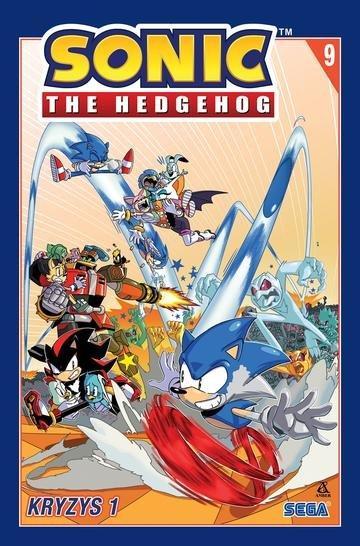 Okładka: Kryzys 1. Sonic the Hedgehog. Tom 9 wyd. 2