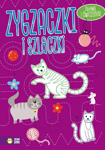 Zygzaczki i szlaczki. Fioletowe