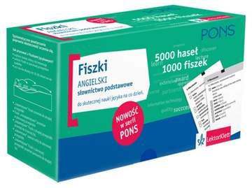 Fiszki Angielski słownictwo podstawowe PONS