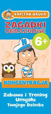 Zagadki obrazkowe koncentracja 6+ Kapitan Nauka