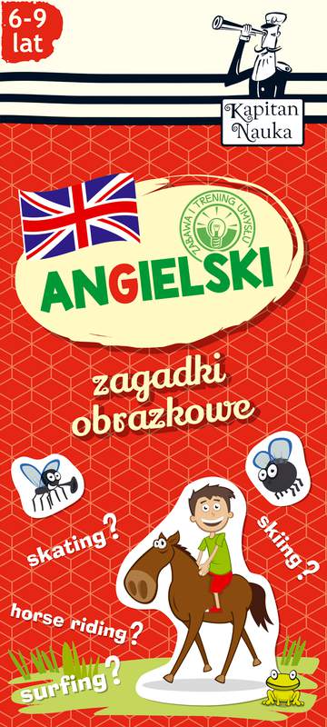 Angielski 6-9 lat zagadki obrazkowe Kapitan Nauka