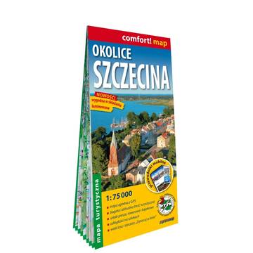 Okolice Szczecina mapa turystyczna 1:75 000 laminat 2024