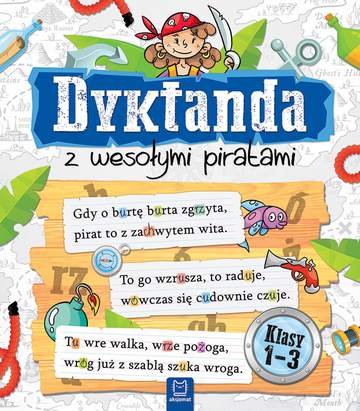 Dyktanda z wesołymi piratami klasy 1-3