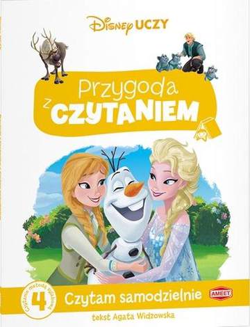 Disney uczy Kraina Lodu przygoda z czytaniem czytam samodzielnie poziom 4