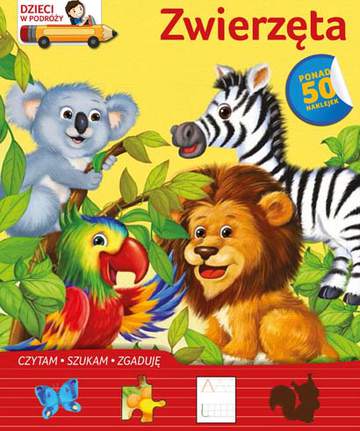 Zwierzęta dzieci w podróży