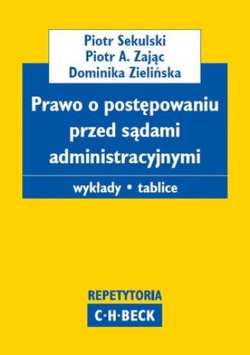 Prawo o postępowaniu przed sądami administracyjnymi. Wykłady. Tablice